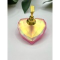 Tipp Holder Opal Heart Rosa