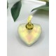 Tipp Holder Opal Heart Hvit